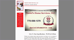 Desktop Screenshot of danielshomesvcs.com